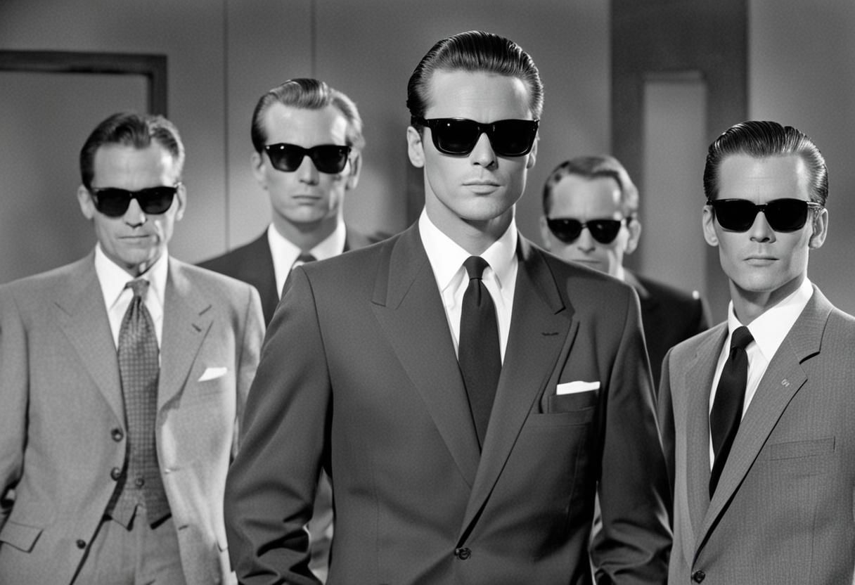 Black and White 1990s Business Powerhouse