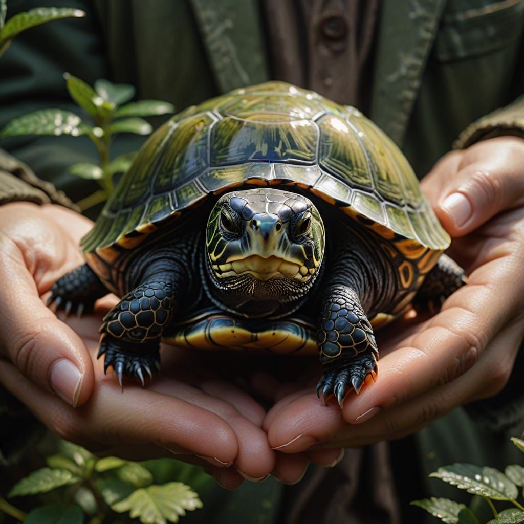 Gentle Giant: Earthy Wildlife Portrait