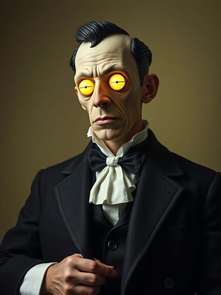 Surreal Lawyer Portrait in Ray Caesar Style