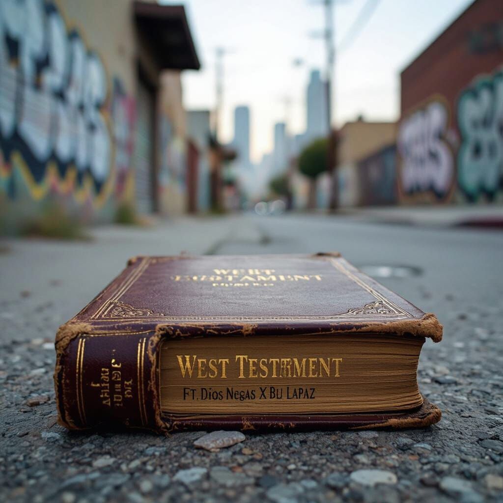 West Testament Book in Los Angeles Ghetto