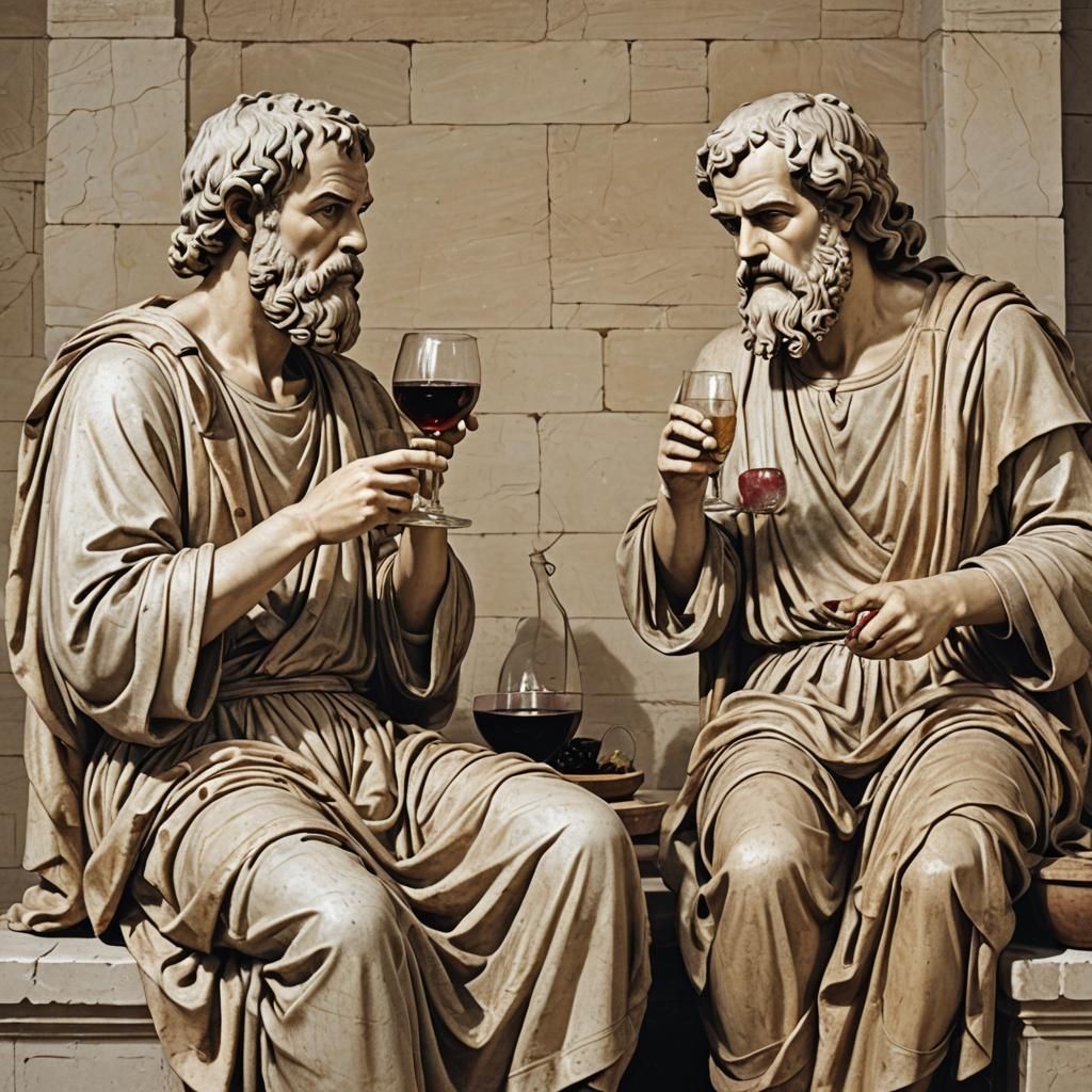Socrates and Plato Discuss Philosophy