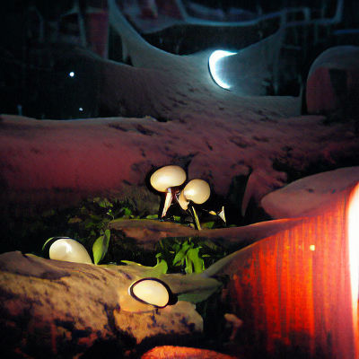 Moonlit Mushroom Homes for Anxious Pixies