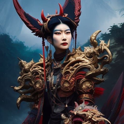 Japanese Demon of Sadistic Power