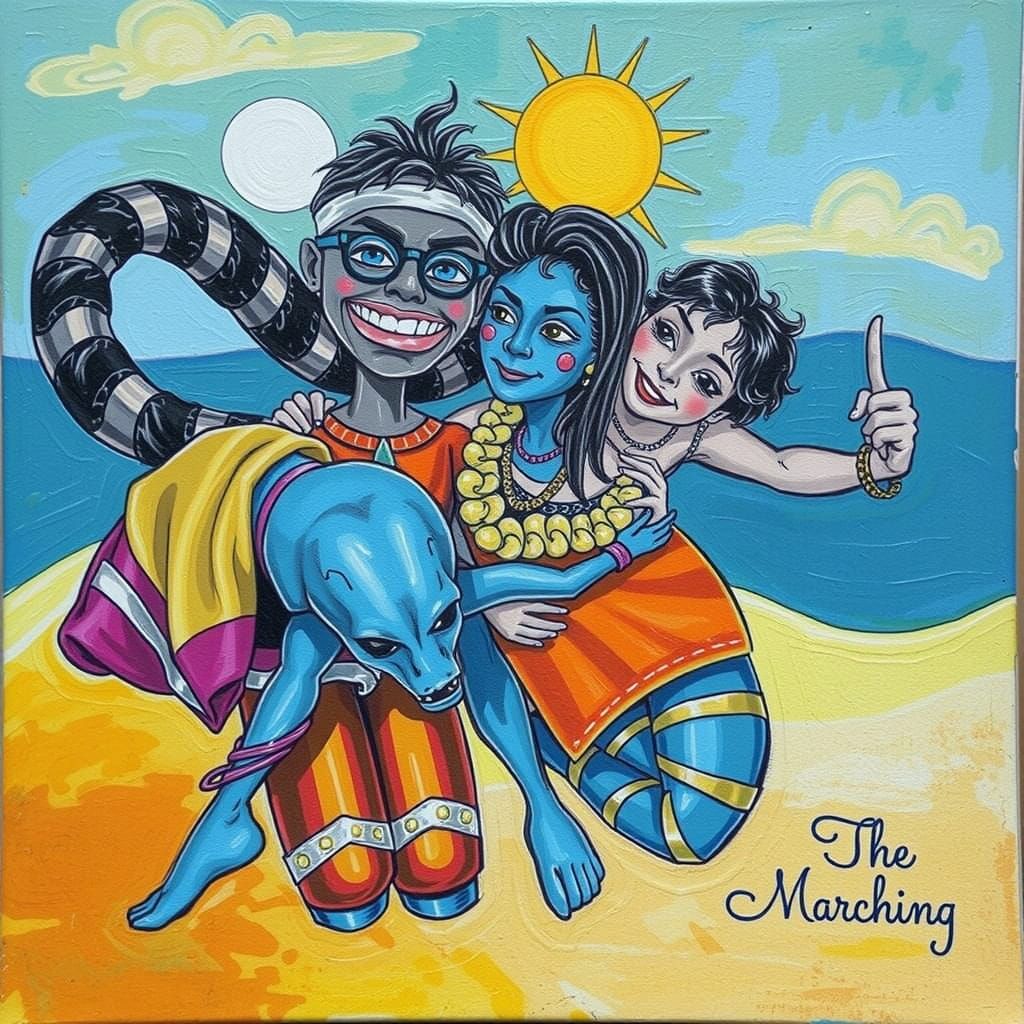 Abstract Swirling Forms in Dynamic Motion