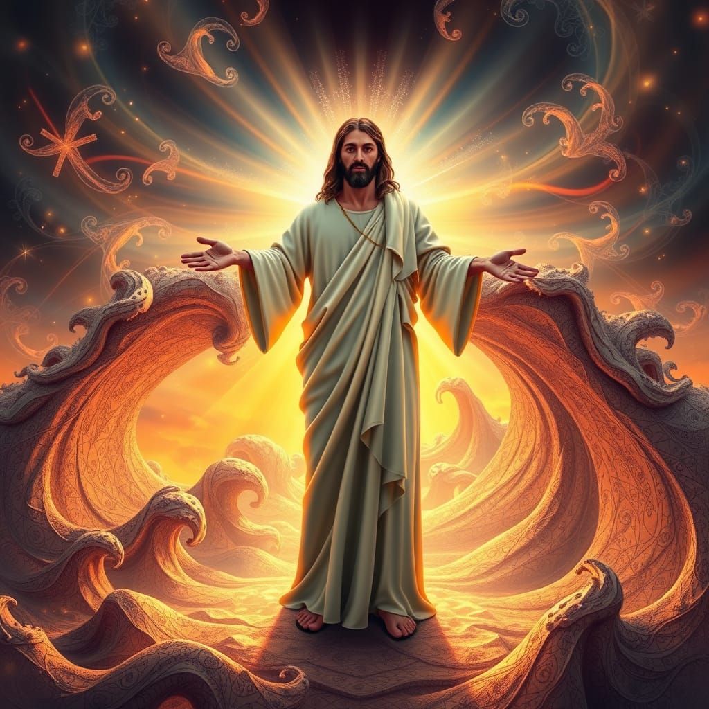 Jesus as Bread of Life in Abstract Fractal Environment