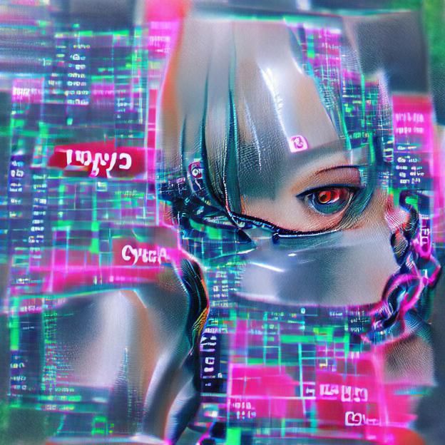 Cyberpunk Cityscape with Neon Lights