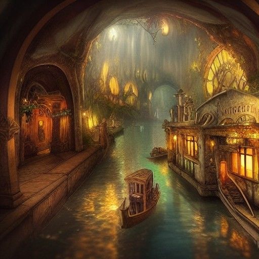 Steampunk Venice: A Subterranean Fairy City