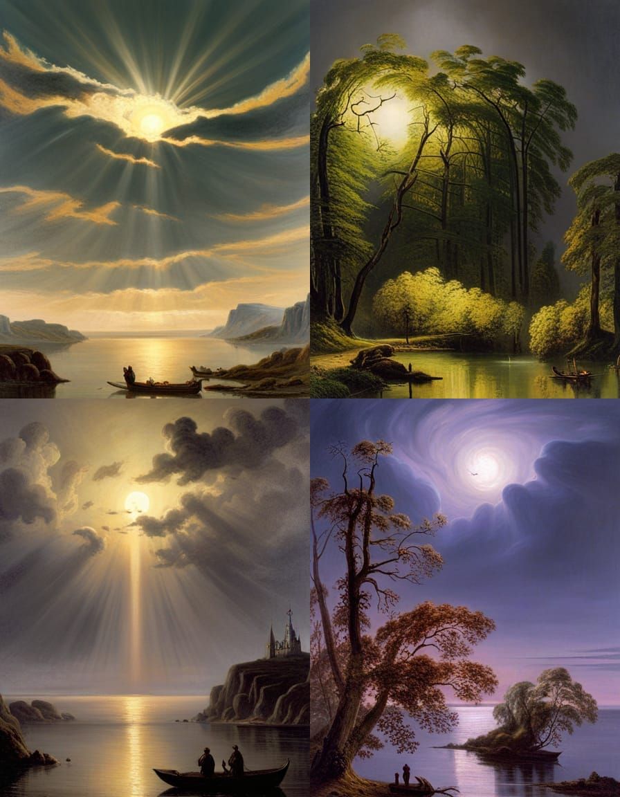 Romantic Landscape Painting