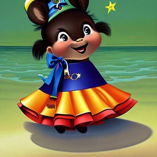 Surrealist Cubist Dreamscape in Oil on Canvas