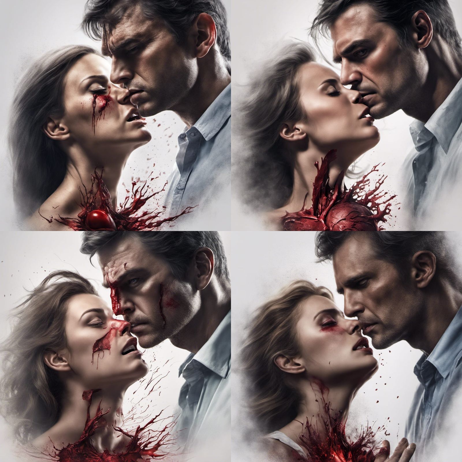 Dramatic Image of Heartbreak and Horror in 4K