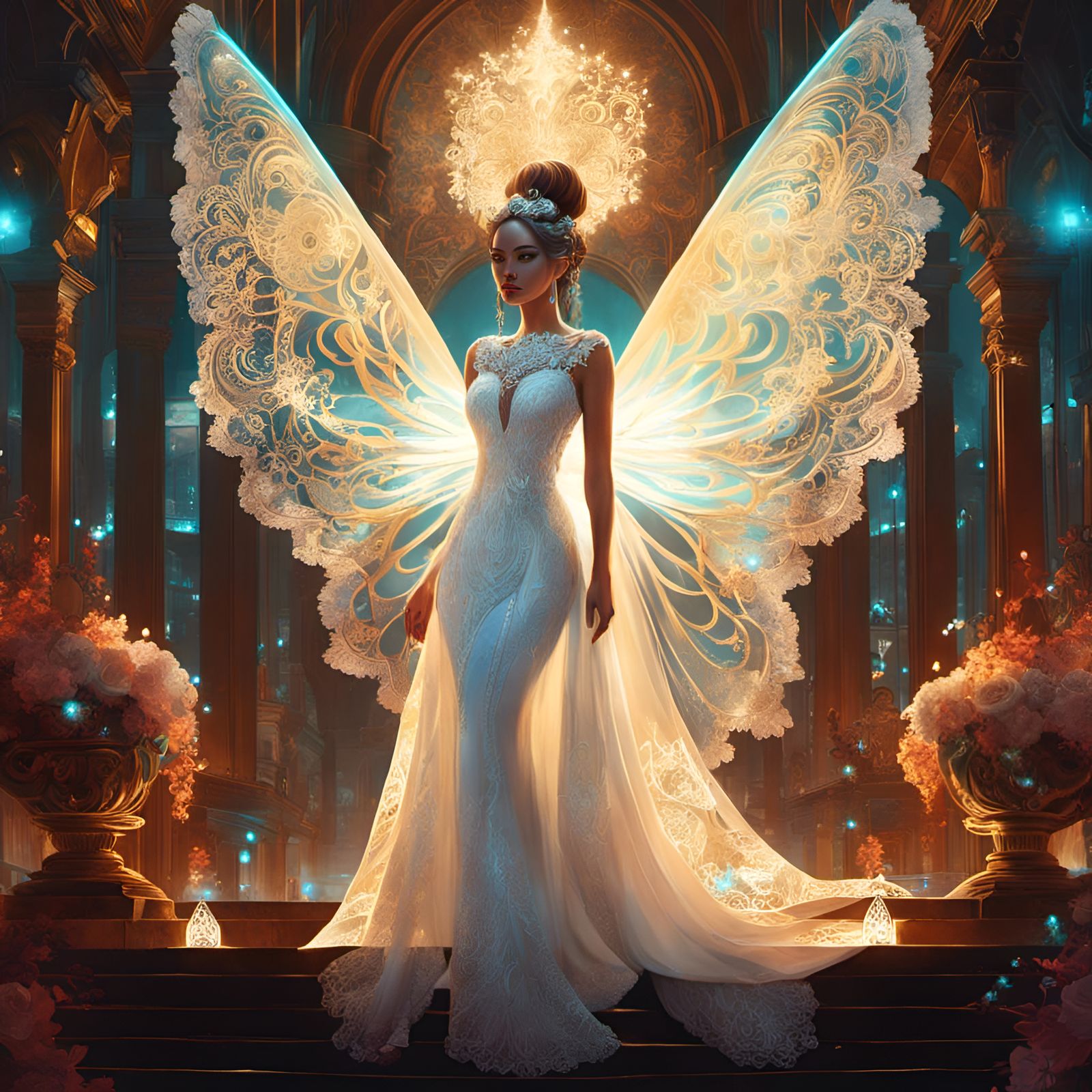 "So brightly, she glows in the dark"