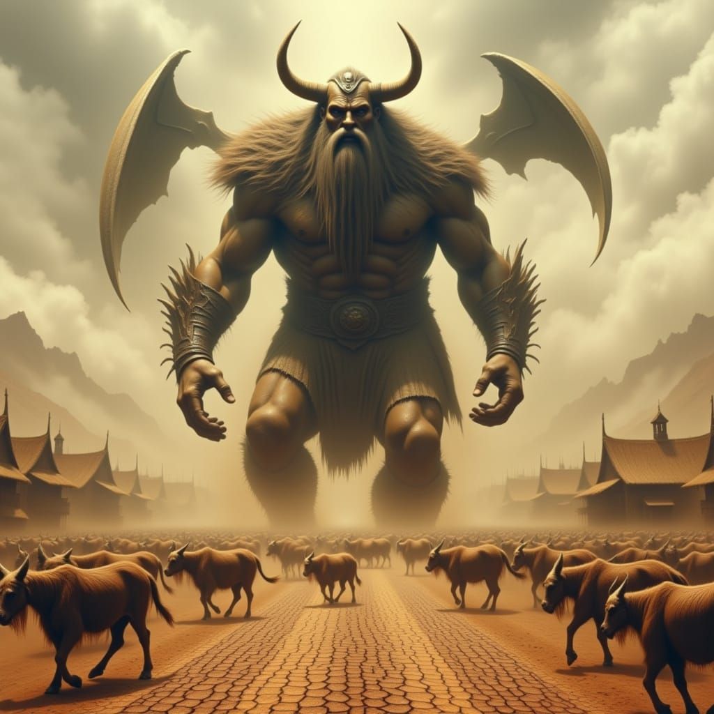 Giant in Dusty Brawl as 1920s Farm Fades