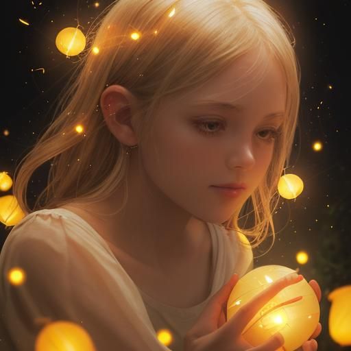 Glowing Orb of Fireflies