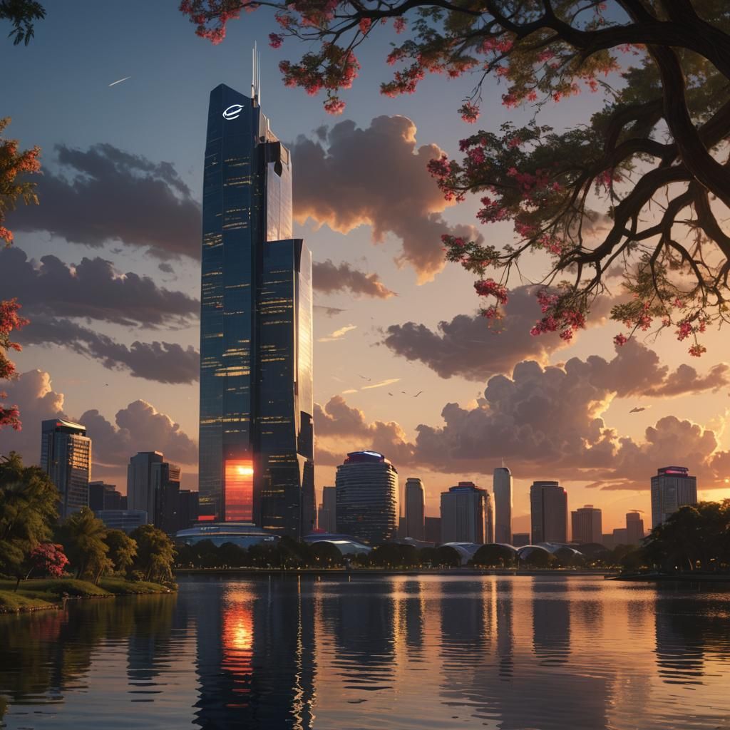 Capital One Tower: Epic Digital Matte Painting