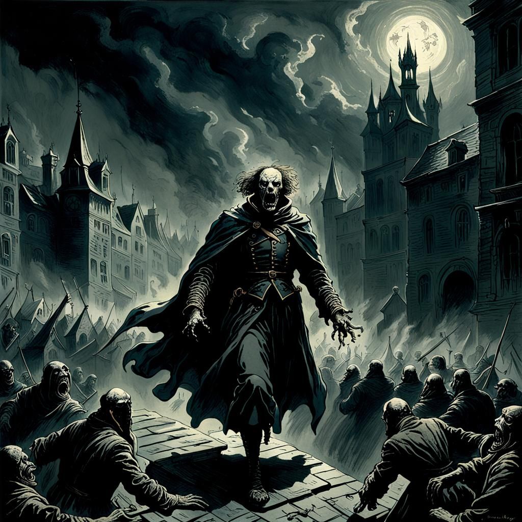 Breaching Insanity: A Horror Engraving