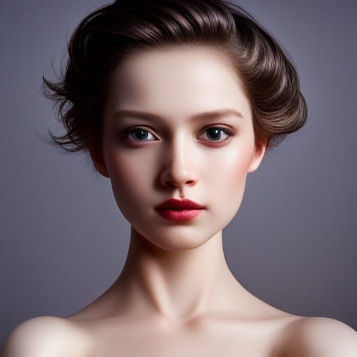 Dwarf Portrait with Exaggerated Features in Fantasy Art