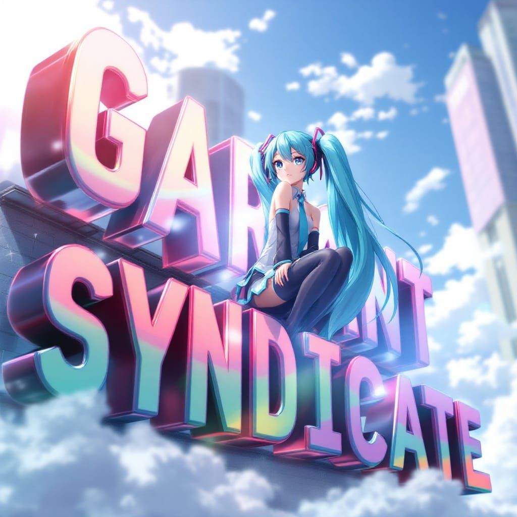 Miku Hatsune on Garant Syndicate Anime Lettering