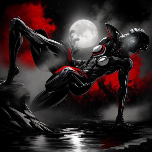 Monochrome Abstract: Black and White Composition