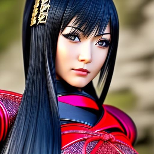 Beautiful Ancient Japanese Ninja in 8k HDR