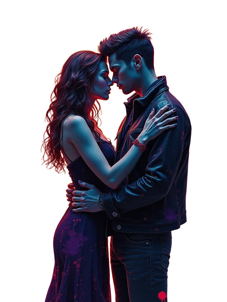 Book Cover with Graffiti Art and Splash Effects