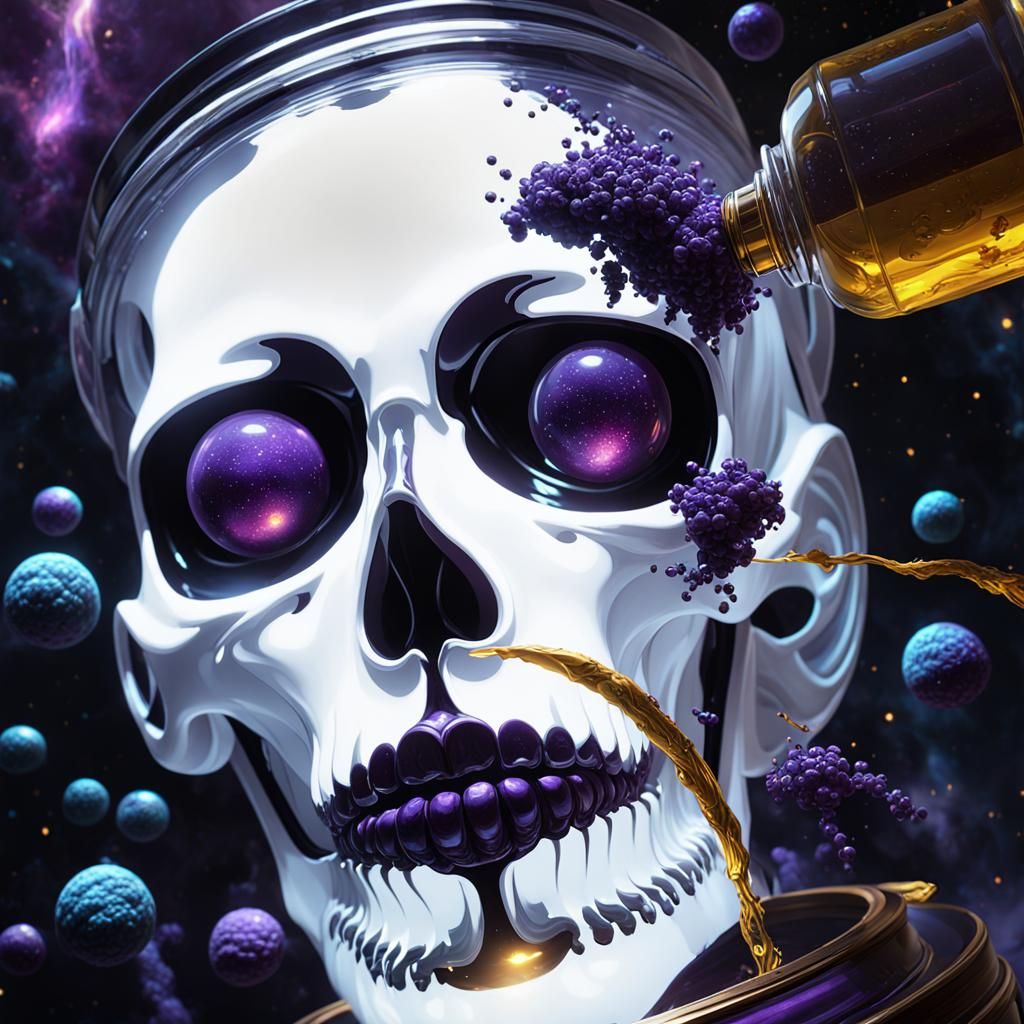 God Drinks Universe: Dark Fantasy Concept Art