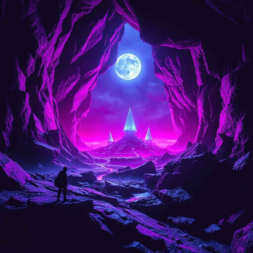 Lost Souls in a Neon Synthwave Void