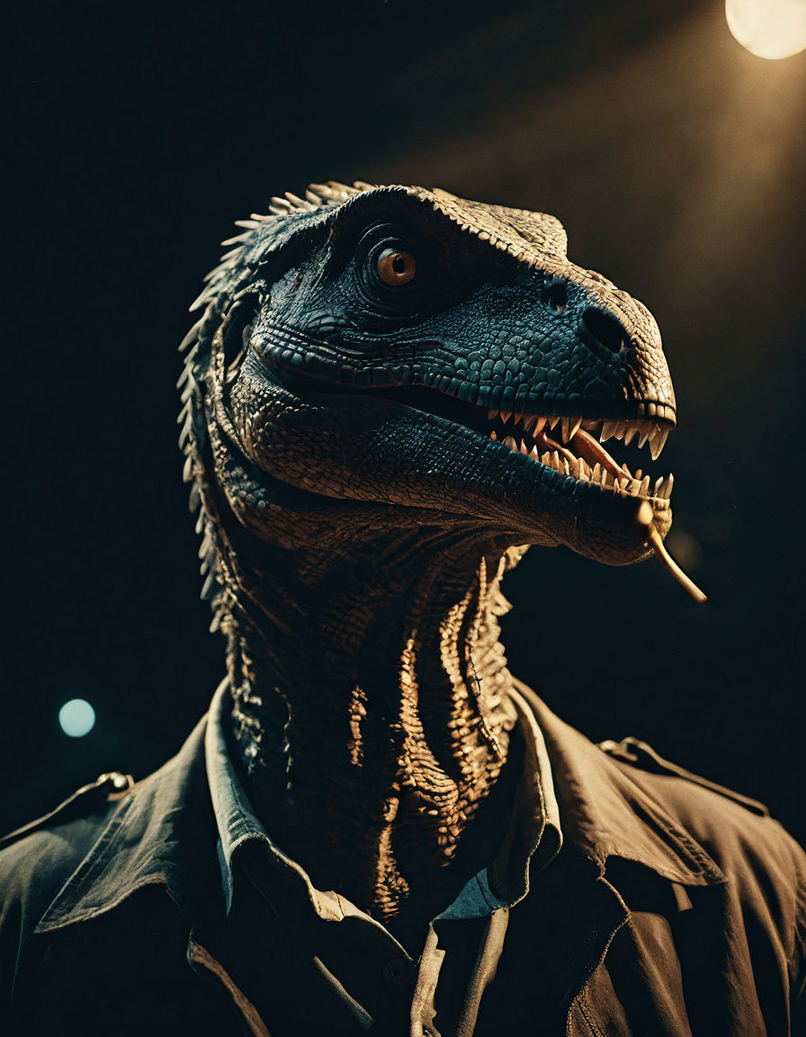 Cinematic Actor on Stage in Theatre of Mystery