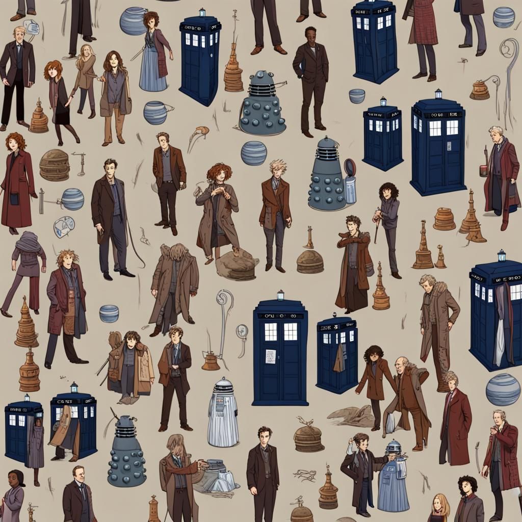 AI Generated Doctor Who Interpretation