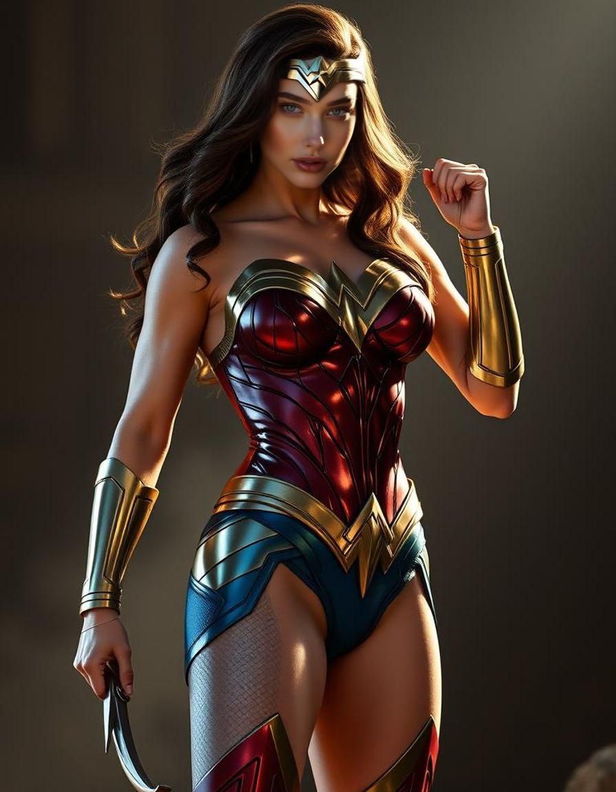 Wonder Woman: Instagram Model as DC Superheroine