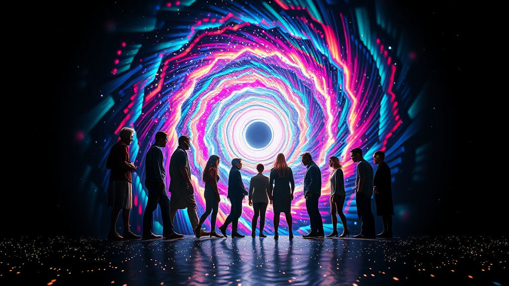 Psychedelic Spirograph Portal Beckons Travelers into Illusio...