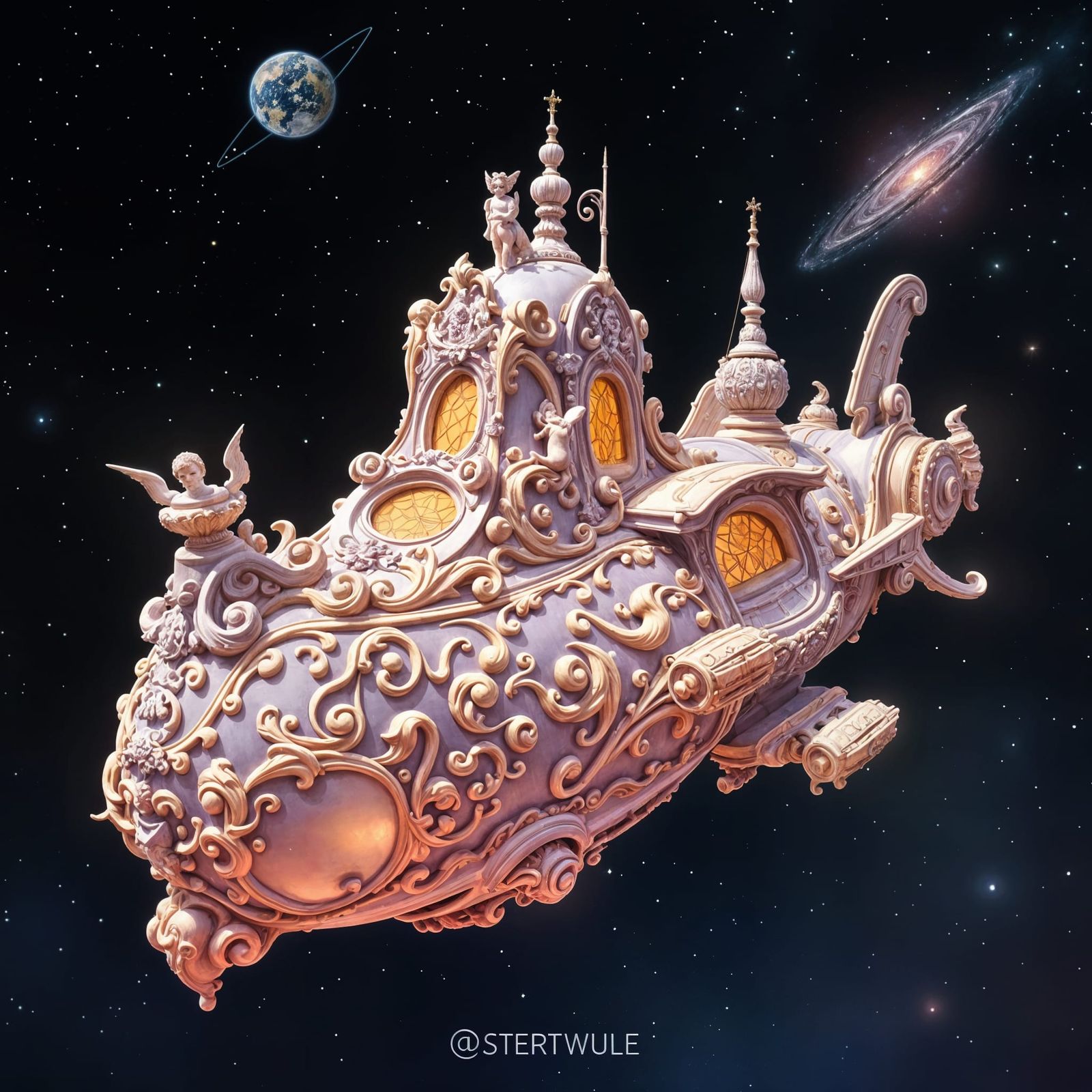 Gilded Space Age Fantasy