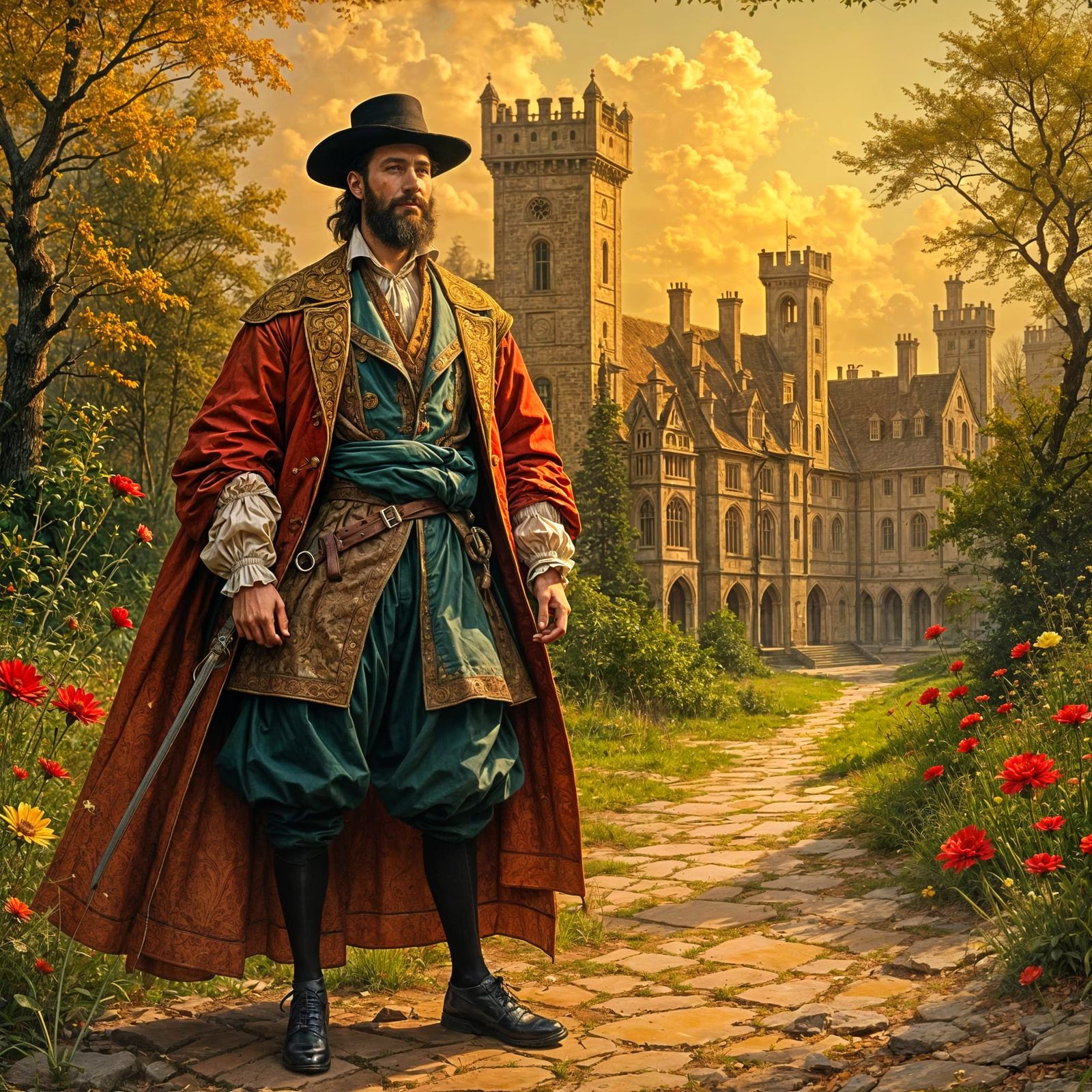 Elizabethan Man of Wealth: Shakespearean Fashion