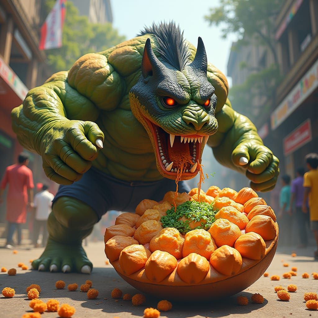 Hulk-Tiger Hybrid Battles Thanos Fusion in India