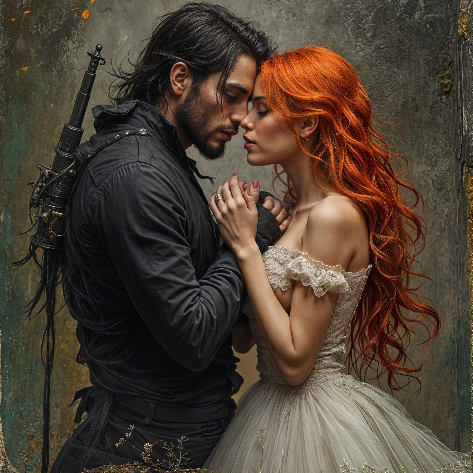 Romantic Macabre Fantasy Illustration in Royo/Frazetta Style