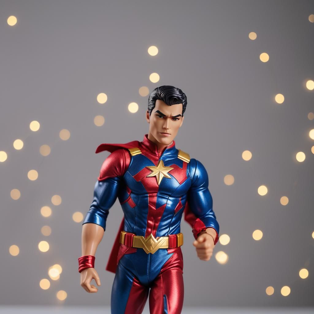Ken Doll as Wonder Man, Professional Photo