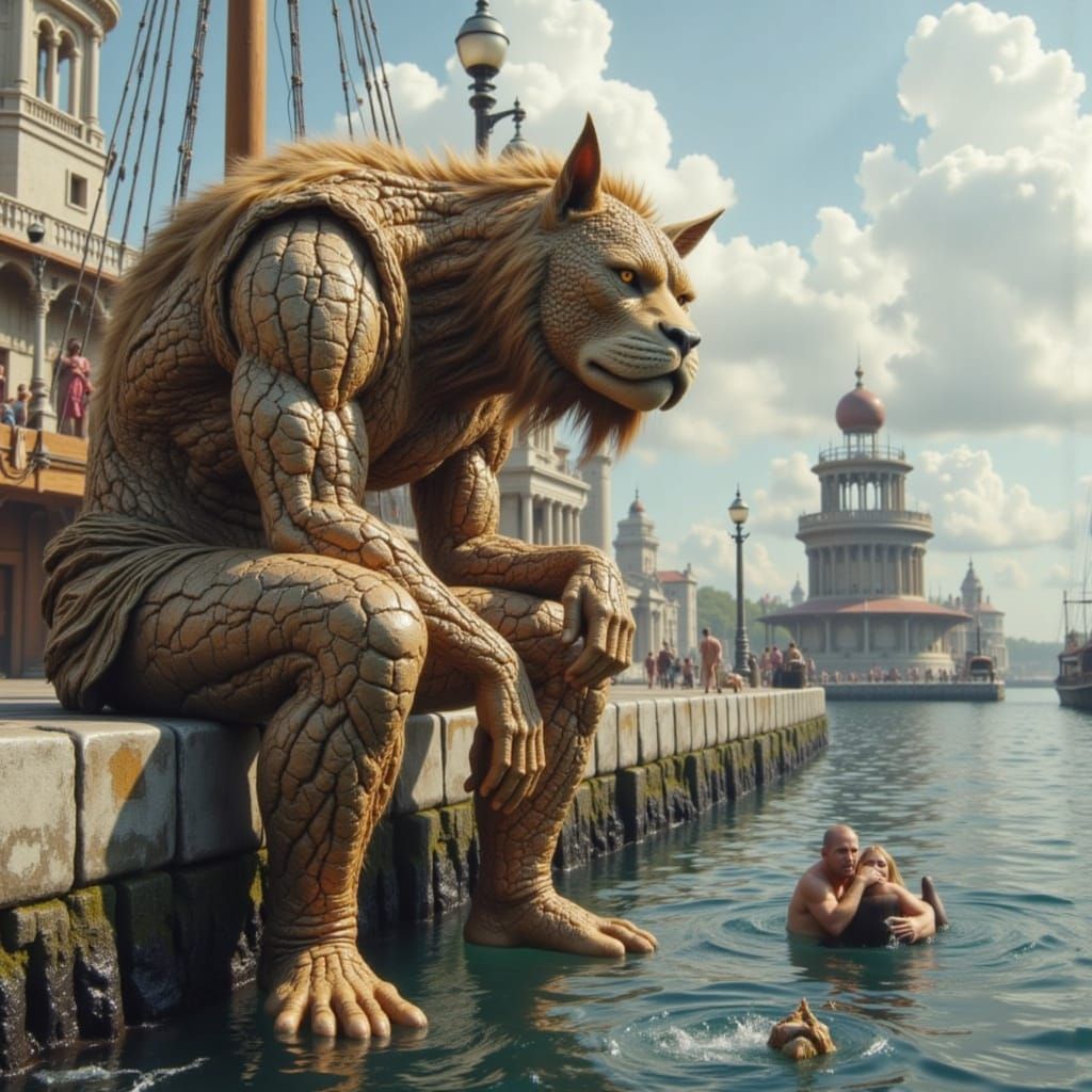 Gavriel the Golem Enjoys a Day of Fishing