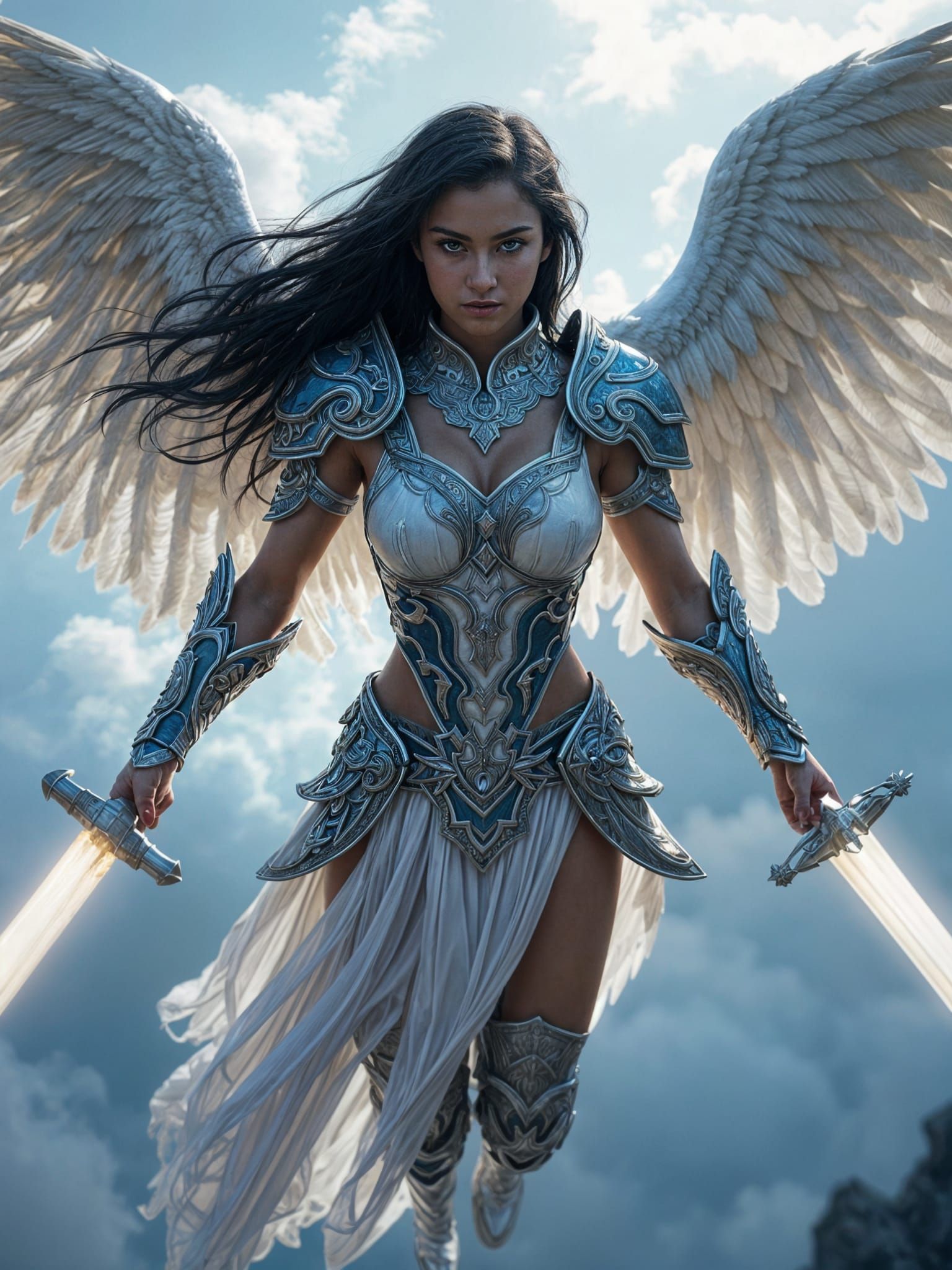 Angel of Battle in Ethereal Armor