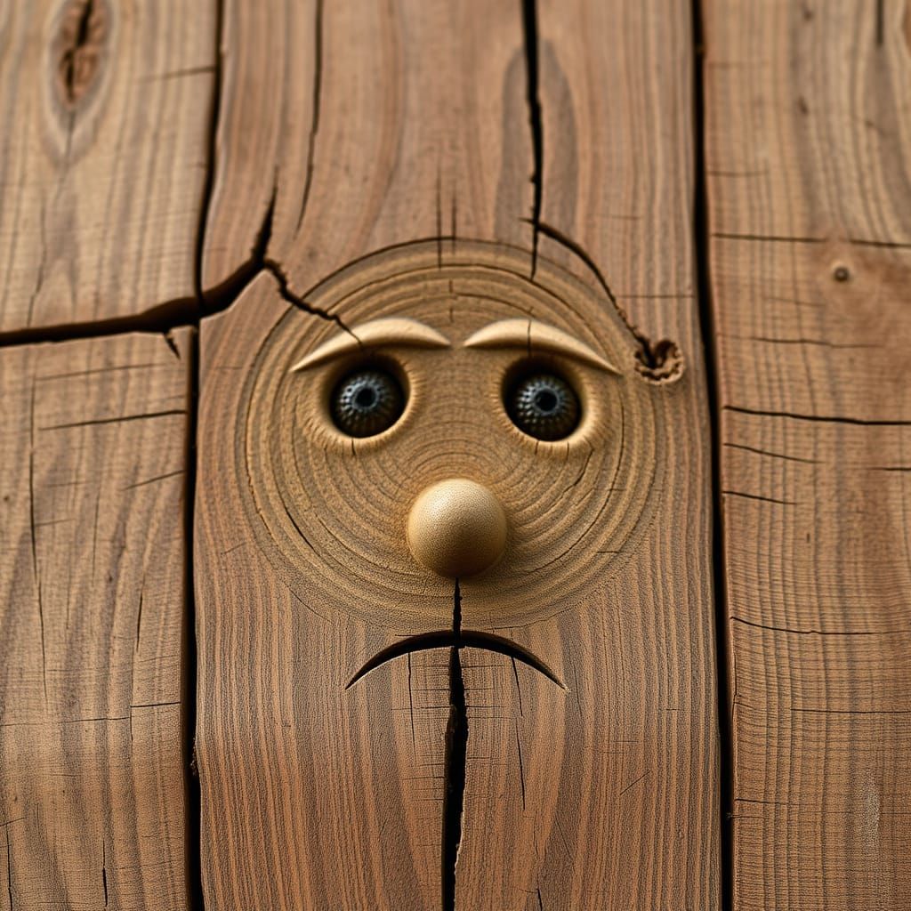 Wood face