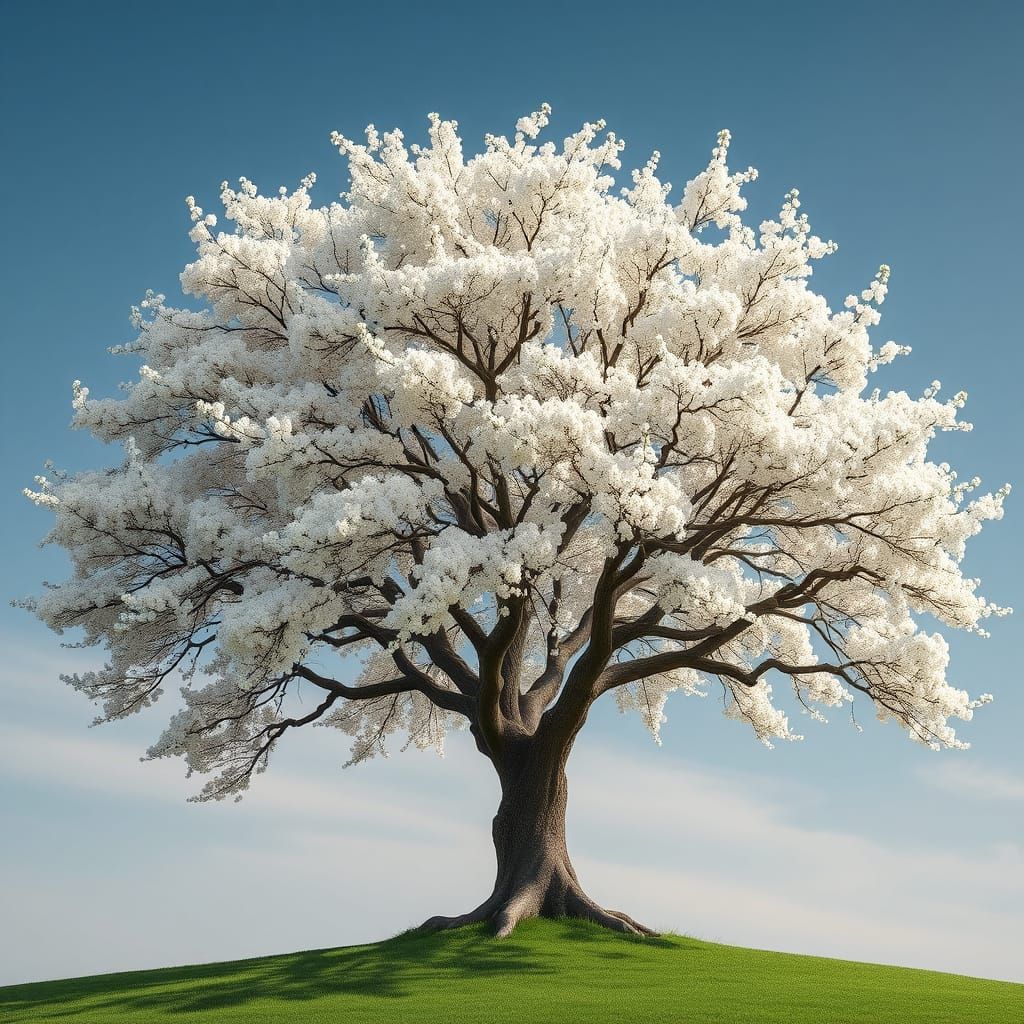 Tree of Life in Full Bloom: Symbolic Art