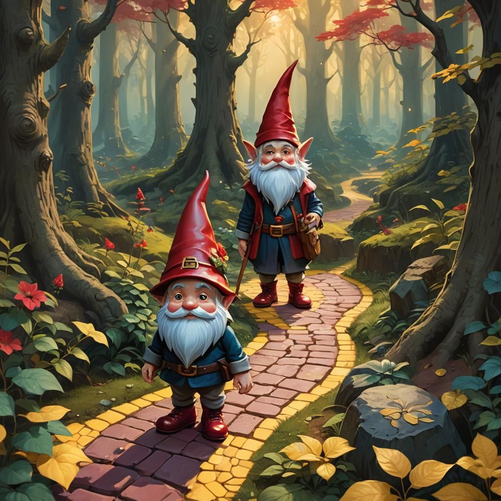 There’s no place like Gnome home so follow the yellow brick ...