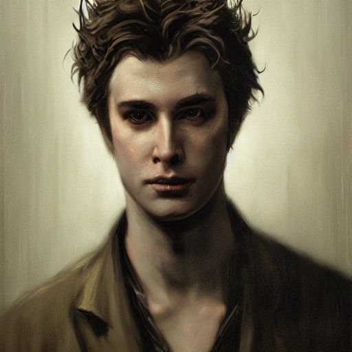 Haunting Portrait in Gustave Doré Style