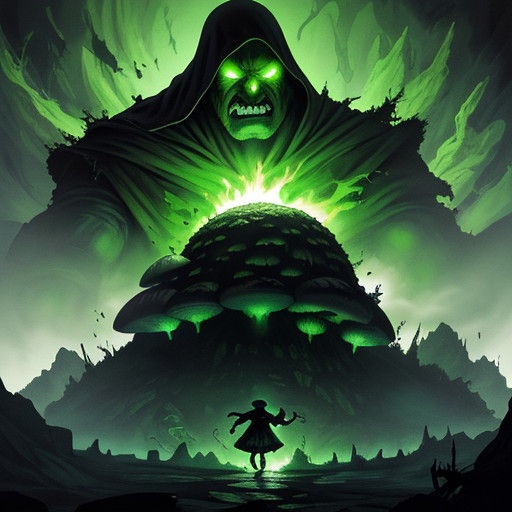 Surreal Comic Book Villain Unleashes Toxic Fart in Dark Cave