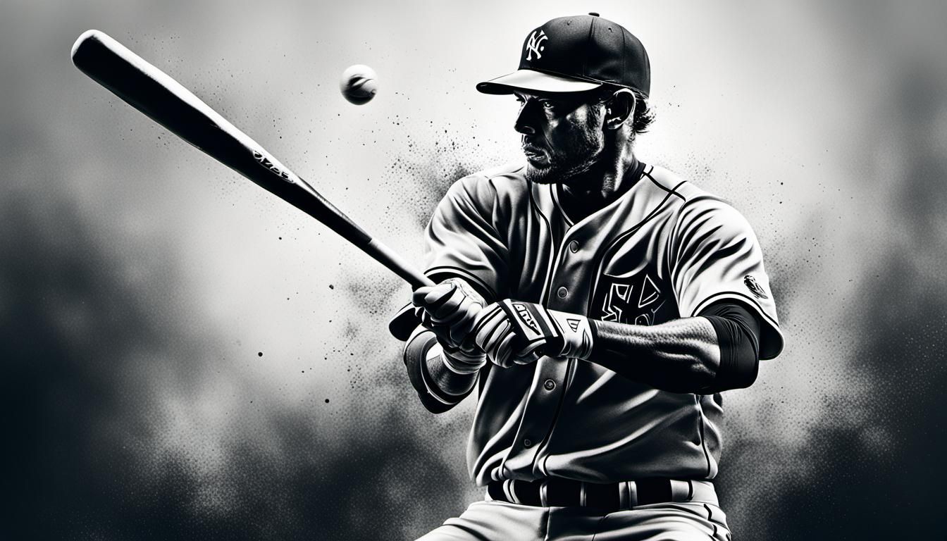 Baseball Player in Action: Dynamic Sports Portrait