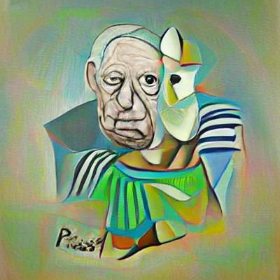 Abstract Composition in Avant-Garde Style