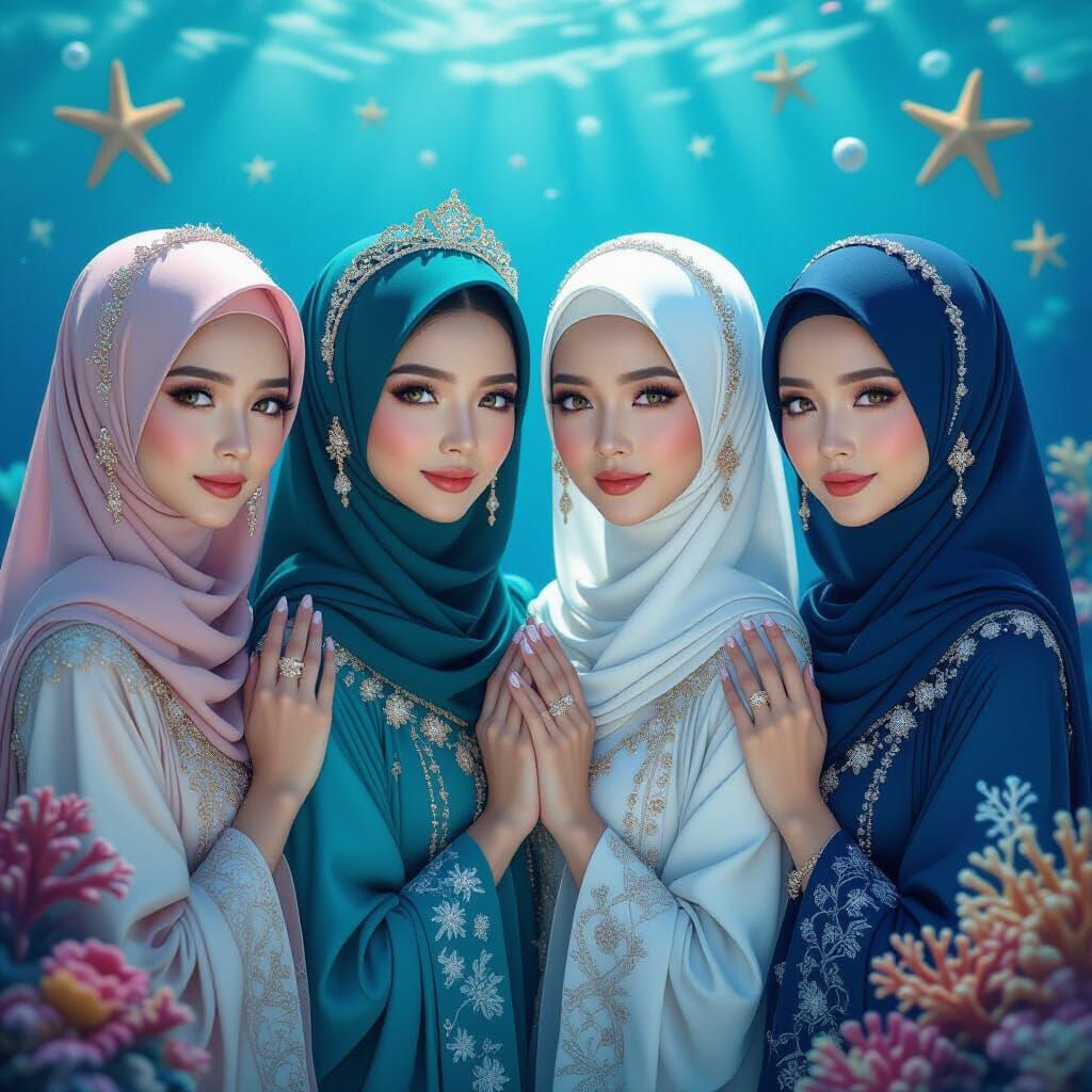 Southeast Asian Sea Empresses in Meta Zolo Realism