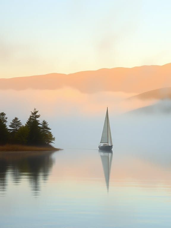 Soothing Landscape of Serenity