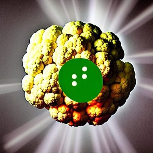 Surreal Cauliflower Nuclear Blast Concept