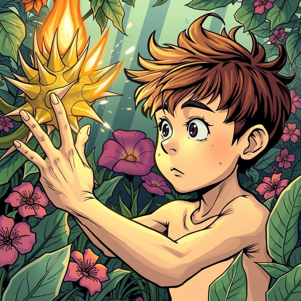 Green Superhero Emerges from Nature