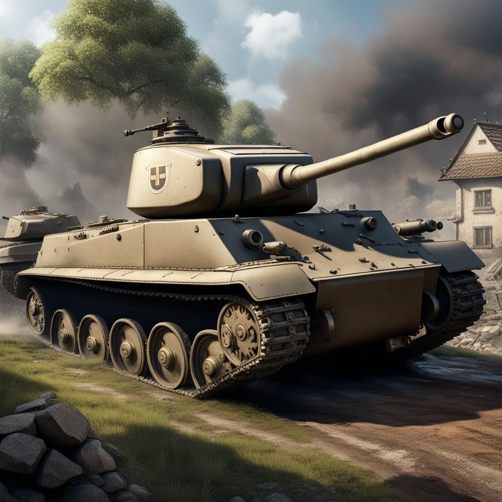 Realistic WW2 Tank Battle in Unreal Engine 5