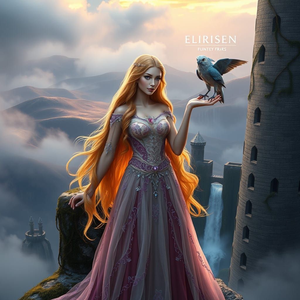 Majestic Princess Encircled by Iridescent Majesty